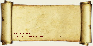 Jagoda Avramović vizit kartica